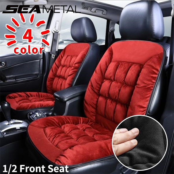 Car Seat Covers Car Plush Seat Cushion Comfortable Protection Pad