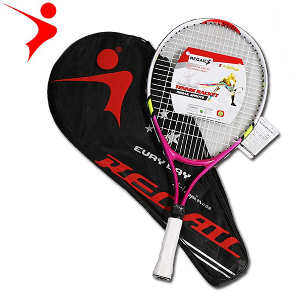 tennis racket and bag