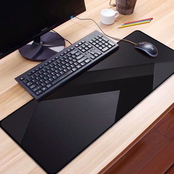 Large Mouse Pads Simple Design Game Mouse Mat Grey Pad for Office Table  Computer Desk Keyboard Mousepad Mat