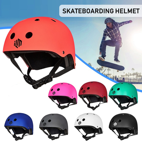 ILM Skateboard Helmet Impact Resistance Ventilation for Skateboarding Scooter Outdoor Sports