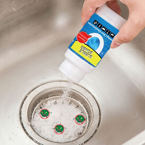 Magic Quick Foaming Toilet Cleaner Bubble Bombs Sink & Drain Unblock 