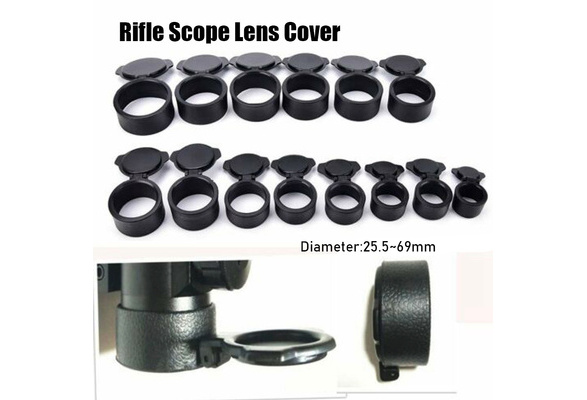 1PC 30-69mm Various Sizes Rifle Scope Protector Cover Flip Up Spring Lens Cap 