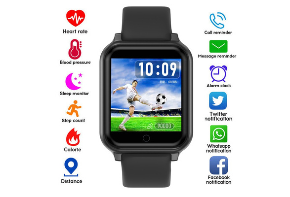 Smart Horloge Mannen Waterdichte Stopwatch Hartslagmeter Fitness Tracker bloeddruk Sport Smartwatch voor | Wish
