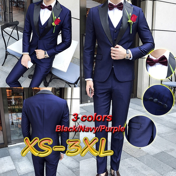 Shawl Collar Suits Men 2019 Slim Fit Latest Mens Wedding Suits