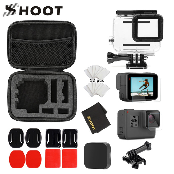 sko Distrahere hit Gopro Accessories Set for Gopro Hero 7 6 5 Black Waterproof Case Protection  Frame Collection Case for Go Pro 7 6 5 Cam | Wish