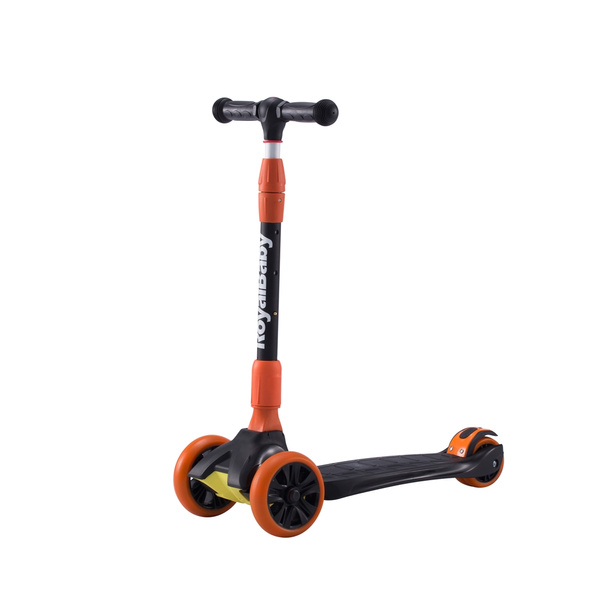 Royalbaby Kids Scooter Toddlers LED Flashing 3 Wheels Detachable Scooters with Adjustable T-Bar Gift for Boys and Girls Ages 3 to 12 Years 