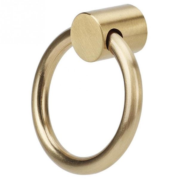 BOJI 1Pc Retro Kitchen Cabinet Knobs Cupboard Door Handles Wardrobe Furniture Handle Jewelry Box Drawer Ring Pulls Furniture Hardware