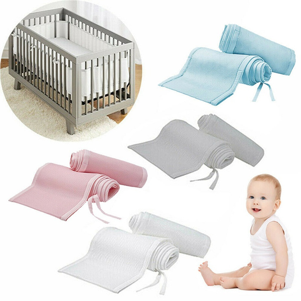 breathable cot bed bumper
