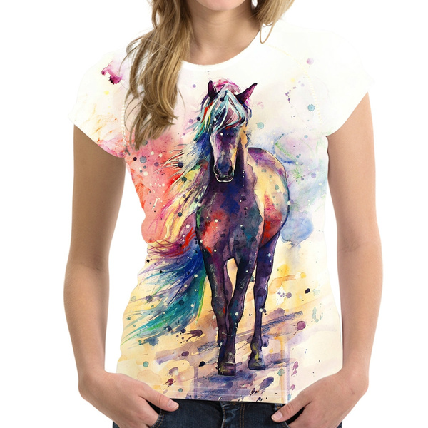 Horse print t shirt Clearance
