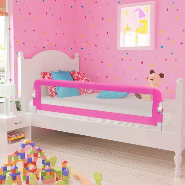 pink bed guard