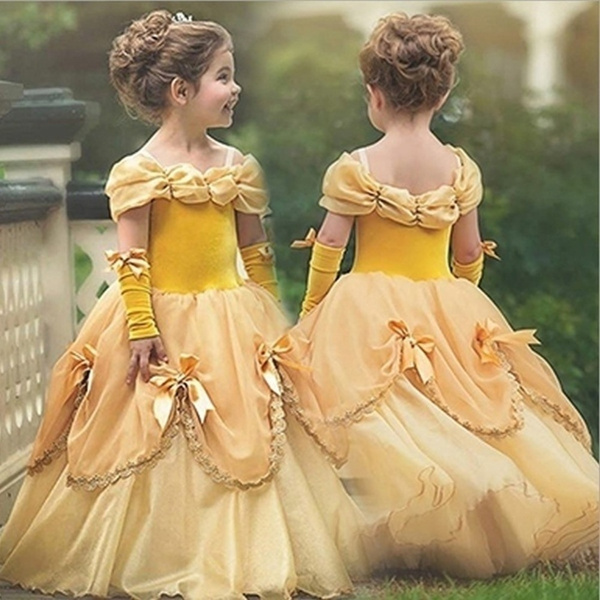 yellow dress for kid girl