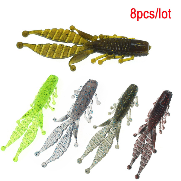 ESFISHING New Professinal Butterfly Craw 90mm 7g Bass Soft Silicone Bait  Dolive Crawfish Isca Artificial Fishing