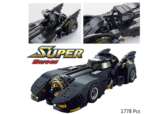 Batmobile Building Blocks Super Car Batman Tumbler Movies Figures Technic Brick 