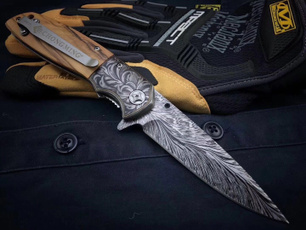 damascuspocketknife, highqualitypocketknife, fastopenfoldingknife, camping