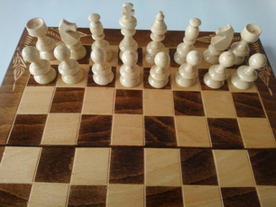 Box, brown, chesspiece, Chess