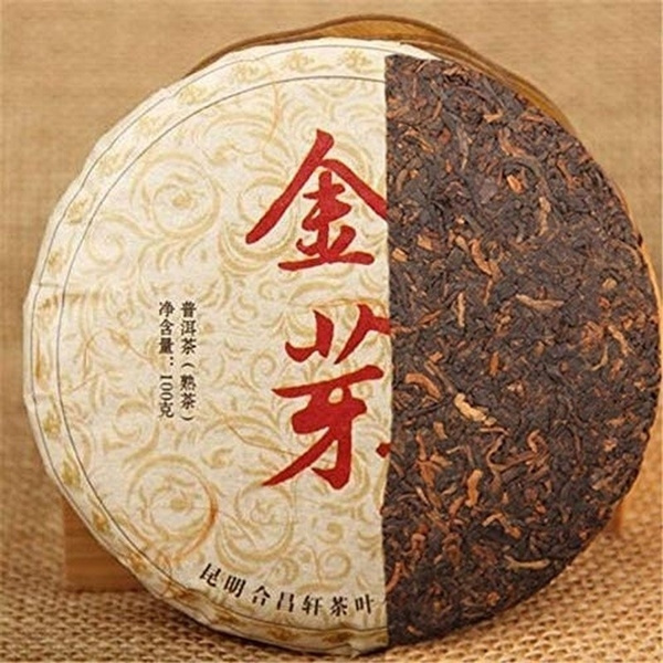 100g 0 22lb China Pu Erh Tea Cooked Tea Green Shoots Gold Green Food Healthy Black Tea Pu Er Tea Puer Tea Pu Er Tea Ripe Tea Shu Cha Puerh Tea Healthy Food Green Food