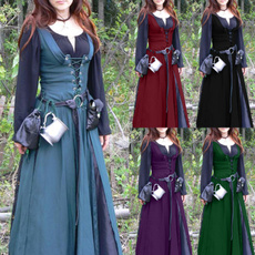 Goth, Plus Size, Medieval, long dress