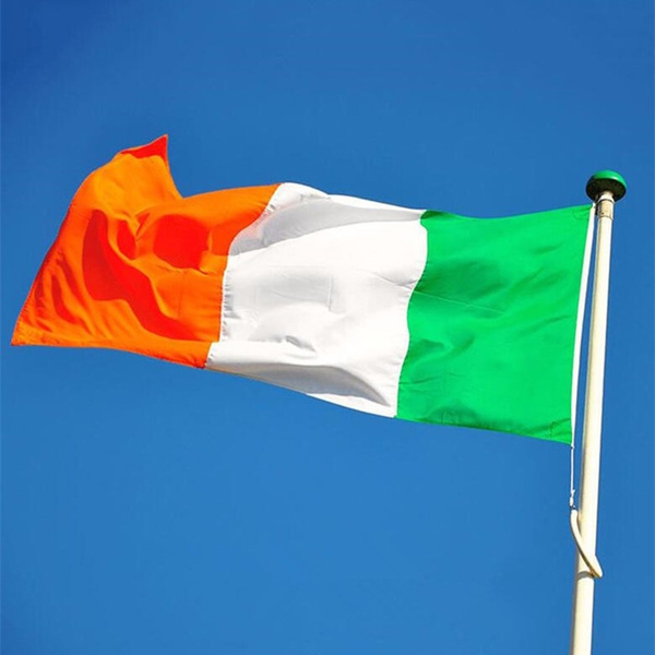 Football New Ireland Irish Large Flag 5ft x 3ft St Patricks Day 