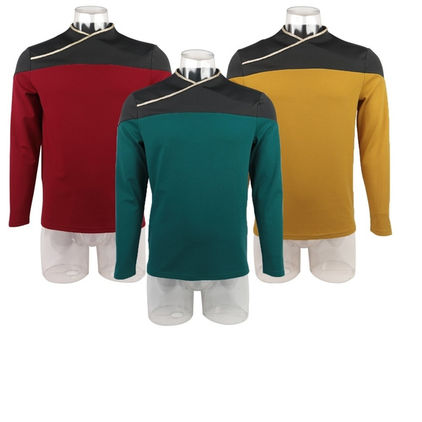 STAR TREK Captain Uniform deluxe Voyager rot XXL Rarität neu. 