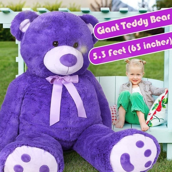 purple giant teddy bear