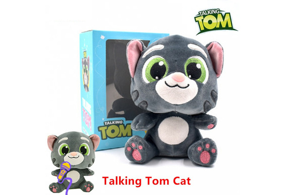 Talking Tom Toys for Kids Plush Toys that Talk to You Talking Tom Repeat What You Say Doll Sounds from APP Talking Tom, 11.8