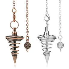 Antique, Copper, Jewelry, pendulum