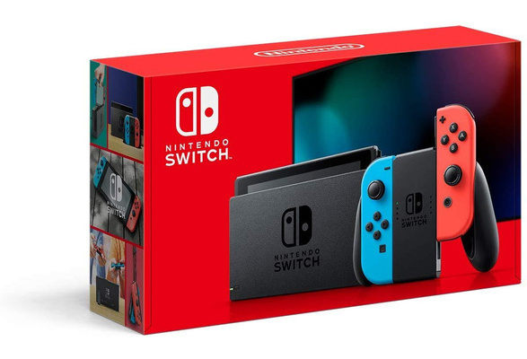 Refurbished Nintendo HAD S KABAA USZ Switch with Neon Blue