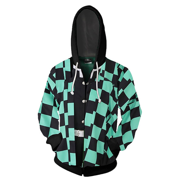 Unisex Demon Slayer Kimetsu No Yaiba Hoodies Kamado Tanjirou Cosplay Zip Up Jacket Sweatshirt Wish Unisex Demon Slayer Kimetsu No Yaiba Hoodies Kamado Tanjirou Cosplay Zip Up Jacket Sweatshirt Wish