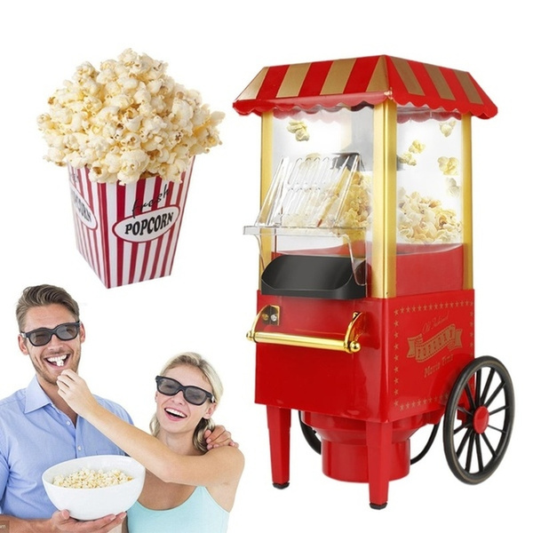 110V 220V Useful Vintage Retro Electric Popcorn Popper Machine Home Party  Tool EU Plug