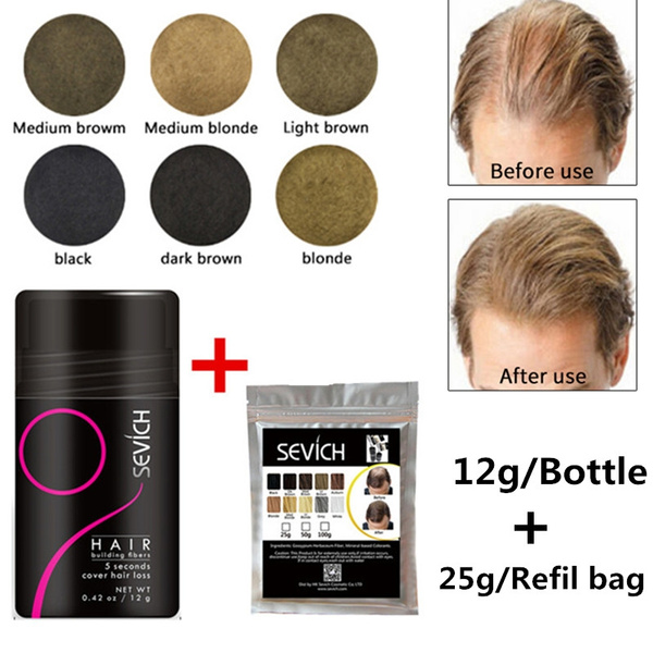 Hair Loss Building Fiber Hair Thickening Powder for Women Man Hair ...