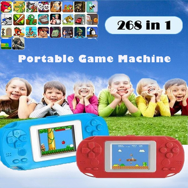 Handheld Game Player Game Console 268 Games Built-in LCD Console Gift for Kids 