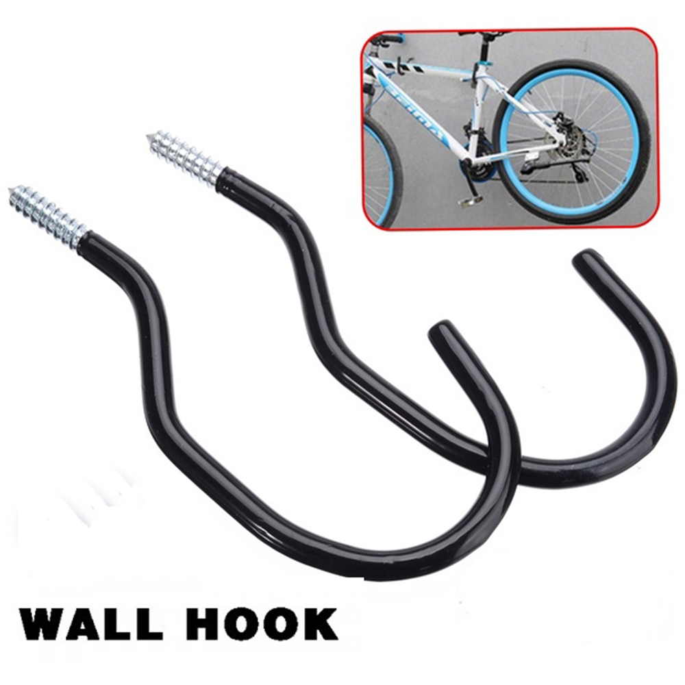 bike storage hooks wall mount