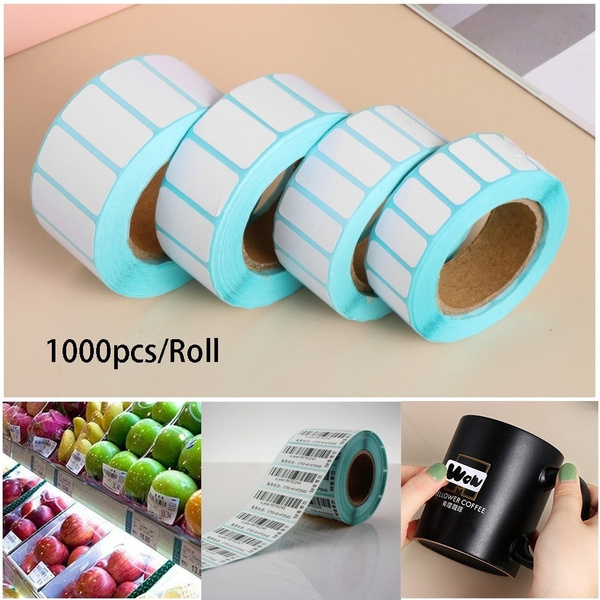 Tag Print Supplies Thermal Sticker Waterproof Package Label Adhesive Paper