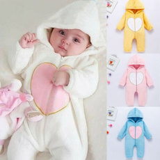 Clothes, babywinterjumpsuit, hooded, babywinterclothe