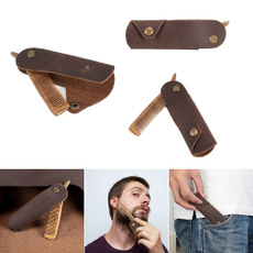 Fashion, Beauty tools, woodencomb, leather