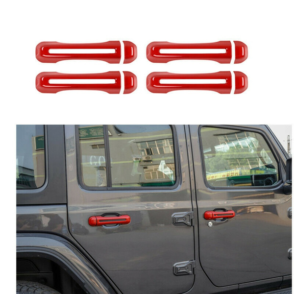 red door handles for jeep wrangler