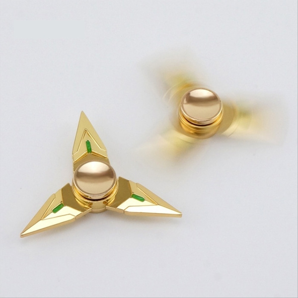 Go Grab It Ninja Shuriken Fidget Spinner – Gold and Silver - Ninja