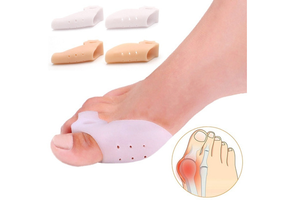 Gel Toe Separators For Overlapping Toe Bunion Corrector Pads For Bunion  Splint Toe Separators With 2 Loops Big Toe Space Suitable For Bunion And  Overlapping Toes Feet Peel One Size A