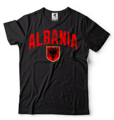 flagofalbania, Fashion, Shirt, albaniasoccerjersey