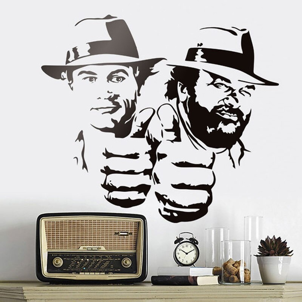 Wall sticker Bud Spencer and Terence Hill