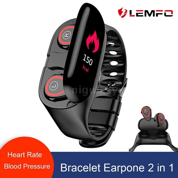 Lemfo m1 smart on sale bracelet bt earphone