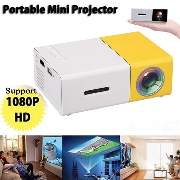 YG - 300 LCD LED Mini Projector Home Theater Media Movie Player Support ...