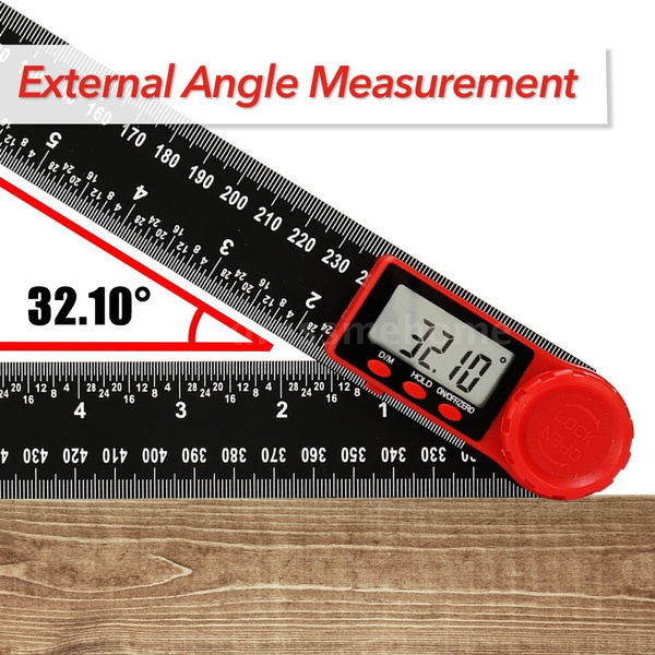 Digital Meter Angle Inclinometer Angle Digital Ruler Electron Measuring Tool 