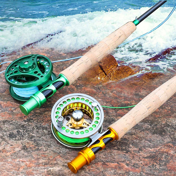 Sougayilang 2.7M Fly Fishing Rod with 5/6# Fly Reel Combo for