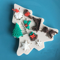 cookie, Silicone, Christmas, chocolatemold