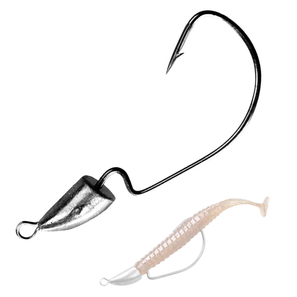 weighted jig head hooks