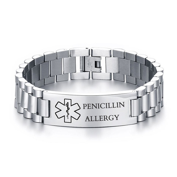 Medical bracelet 2025 penicillin allergy