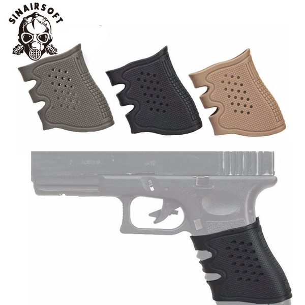 Details about   2 PCS Universal Handgun Pistol Rubber Tactical Anti Slip Grip Glove For Glock CA