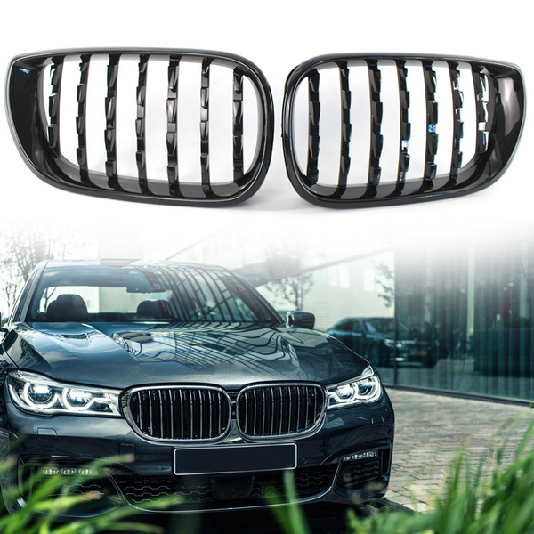 Black Kidney Front Grille for BMW E46 3 Series 4 DOOR 4D 2002-2005 LCI ...