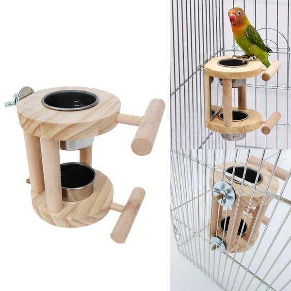 parrot food dishes